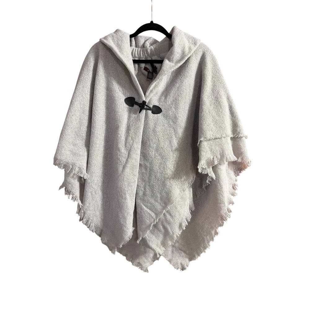 Altare Women's Gray Multi-Way Wearable Blanket Poncho Wrap Gray One Size New